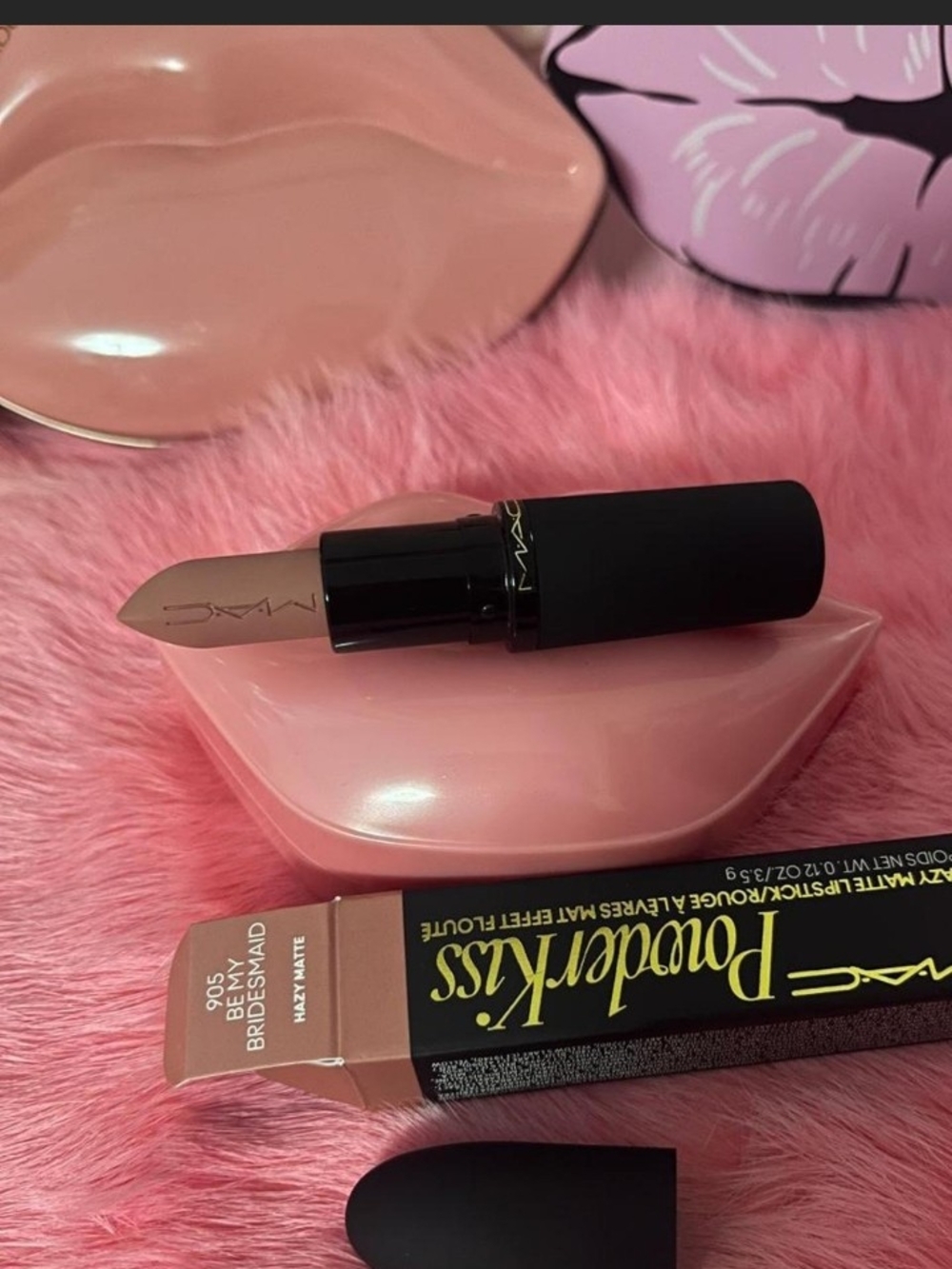 MAC Cosmetics Powder Kiss Lipstick - Soft Pink Nude